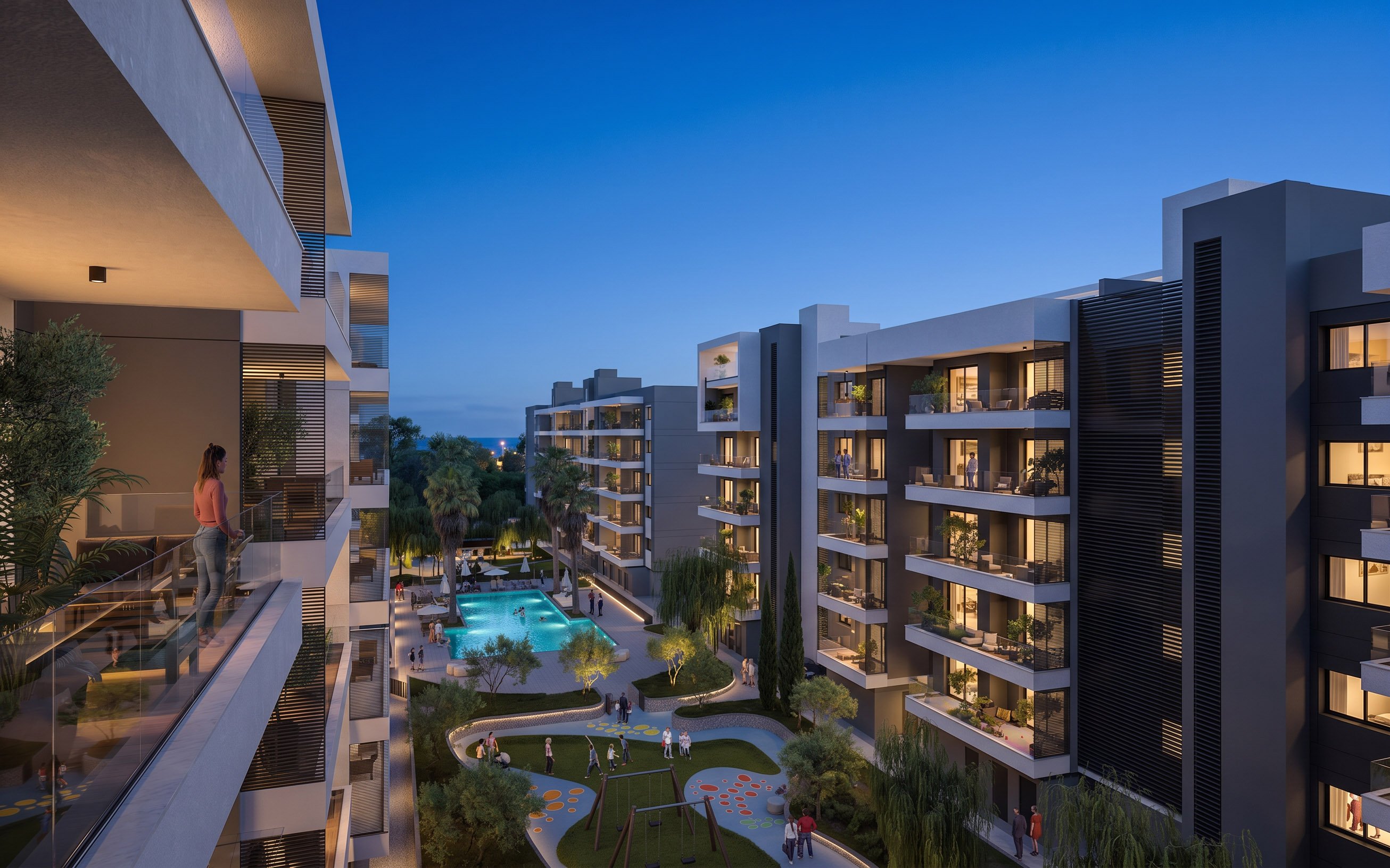 Apartment View, Imperio Portside, Imperio, Blue Hour